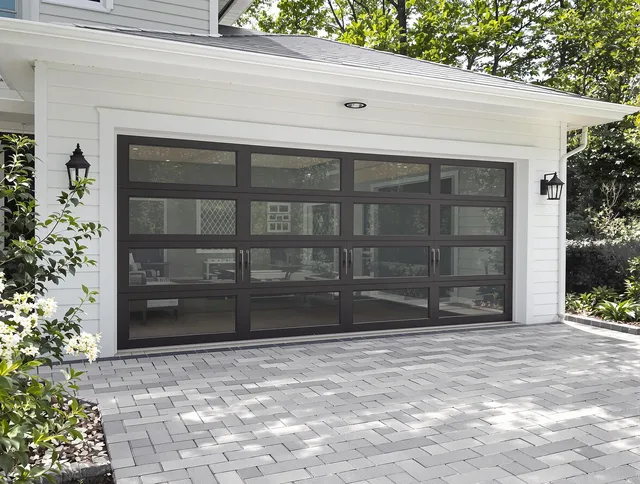 Glendora Garage Door Repair design specialist presenting custom garage door options to Glendora homeowner