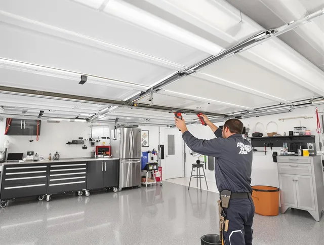 Overhead garage door repair service by Glendora Garage Door Repair in Glendora