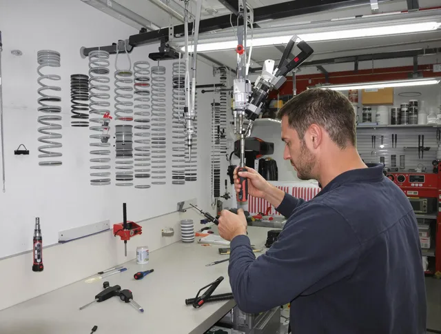 Glendora Garage Door Repair safety certified technician performing precision spring replacement in Glendora